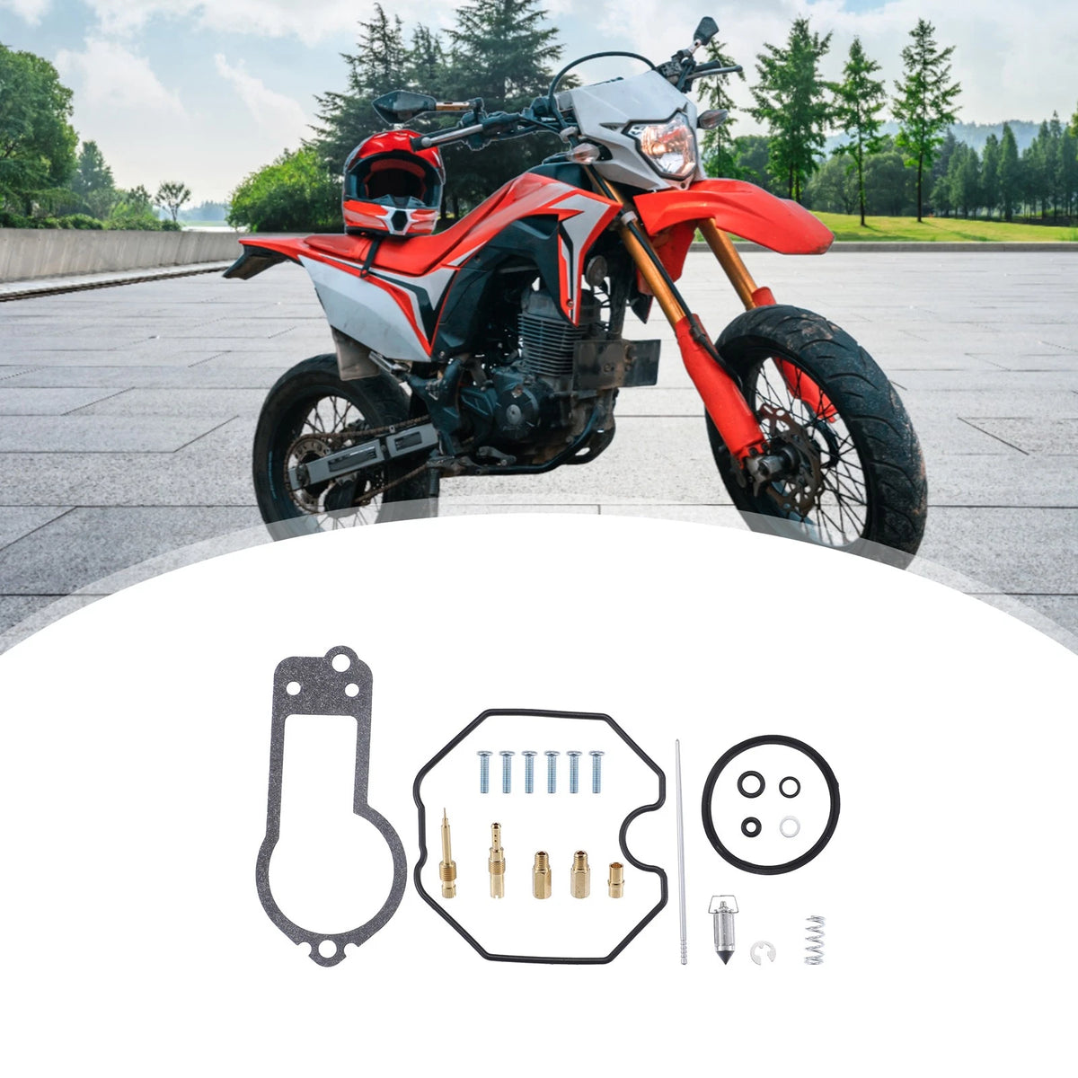 Rebuild Carburetor Metal Rubber for Honda CRF230F