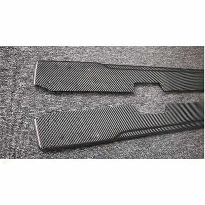 Carbon Fiber Side Skirt Extension Kit for Mini Cooper F55 4-Door 2015-2023