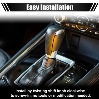 Car Gear Lever Shifter Knob Bright Black for Toyota Prius (2010-2015)