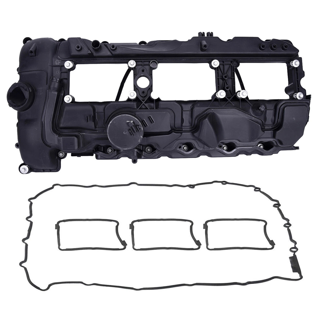 N55 N54 Engine Valve Cover w/ Gasket & PCV for BMW 1 3 5 X5 X6 (2007-2020)