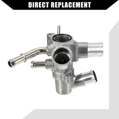 Engine Coolant Thermostat Housing for Ford Edge (2011-2018) Aluminum