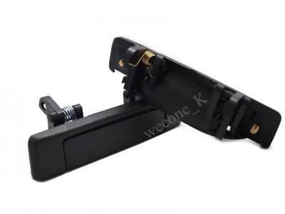 2 x Black Outside Door Handles for Mazda B2000 B2200 B2600 (1986-1995)