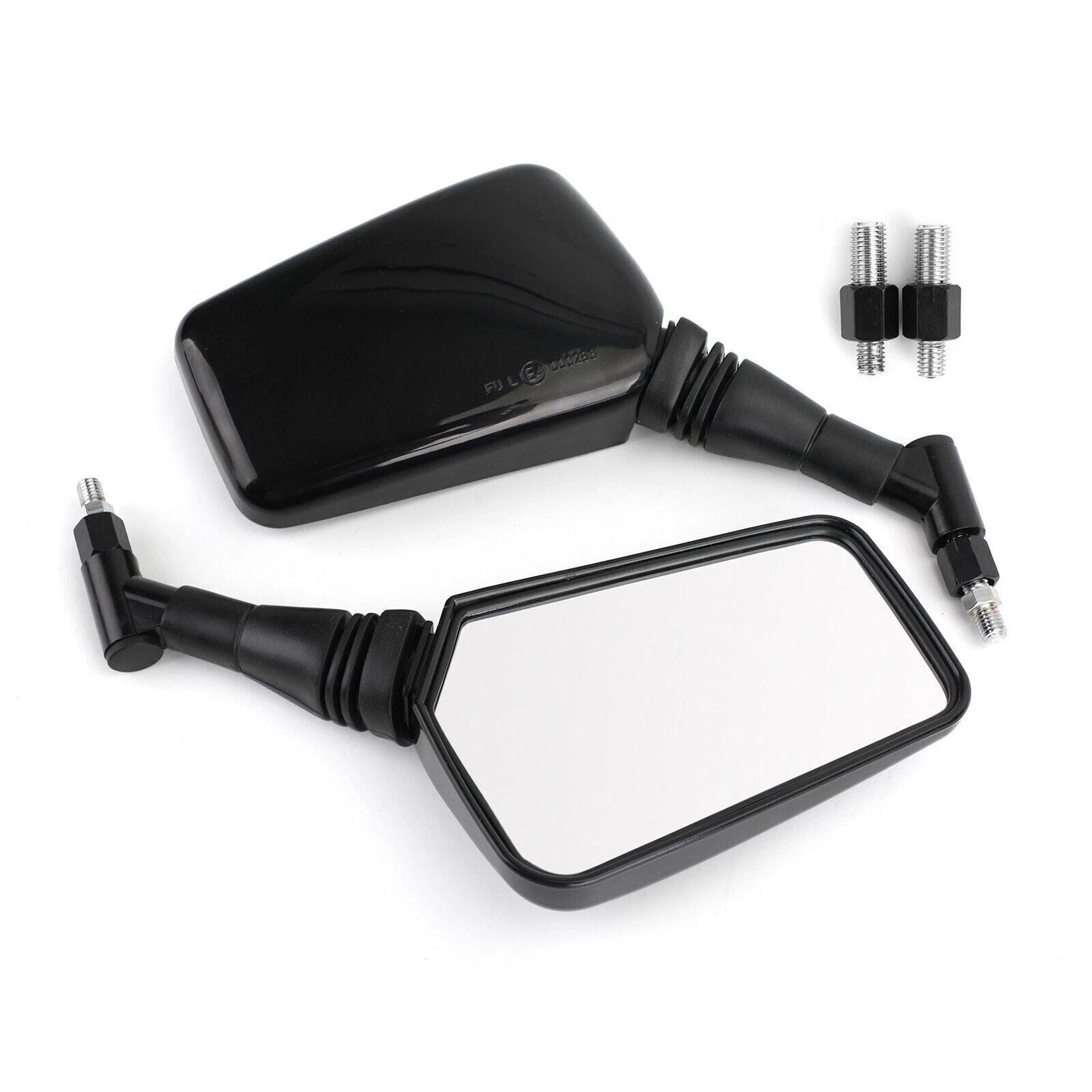Black Universal M8 M10 Motorcycle Mirrors for Various Models