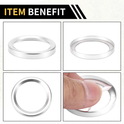 Engine Start Stop Button Cover Ring for Ford Maverick (2022) Silver Tone