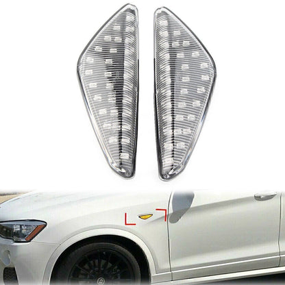 Dynamic LED Side Marker Turn Signal Lights for BMW F25 E70 E71 E72 E70 (2010-2017)