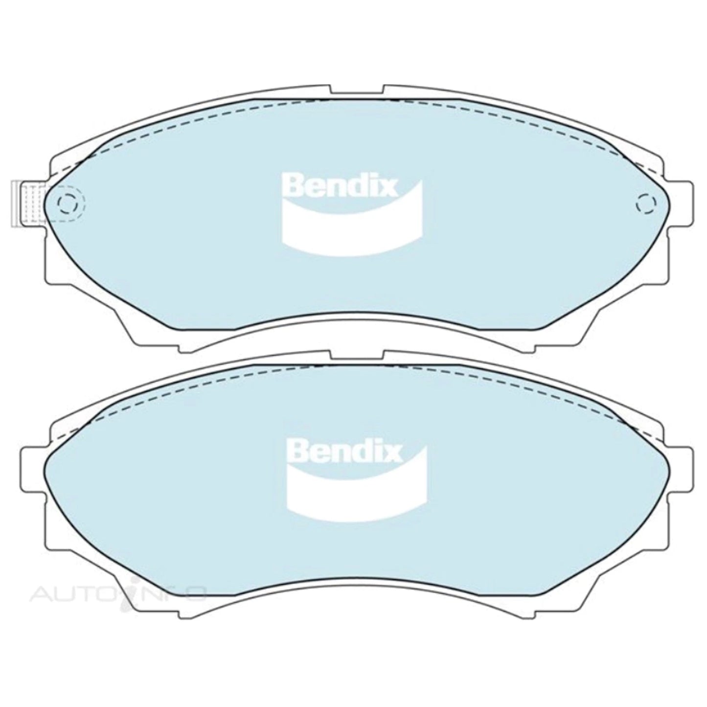 4WD Front Disc Brake Pad Set for Ford Ranger (2006 - 2011)