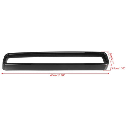 Black Front Grill Grille Inserts Cover Trim for Dodge Challenger (2015-2020)