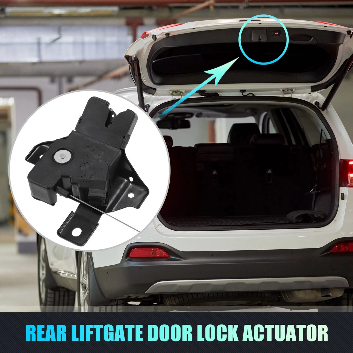 Rear Liftgate Door Lock Actuator Motor Set for Ford Focus (2010-2011)