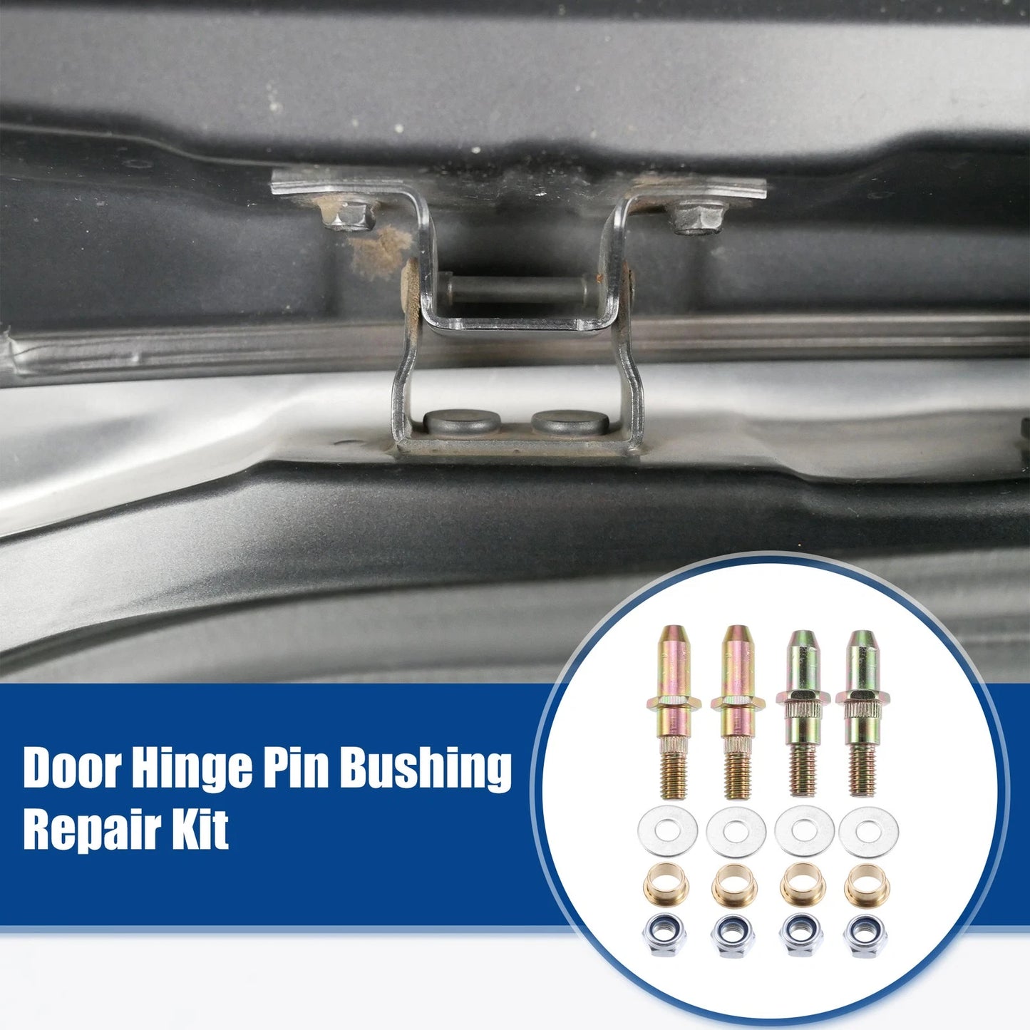 Door Hinge Pin Bushing Repair Kit for Chevy