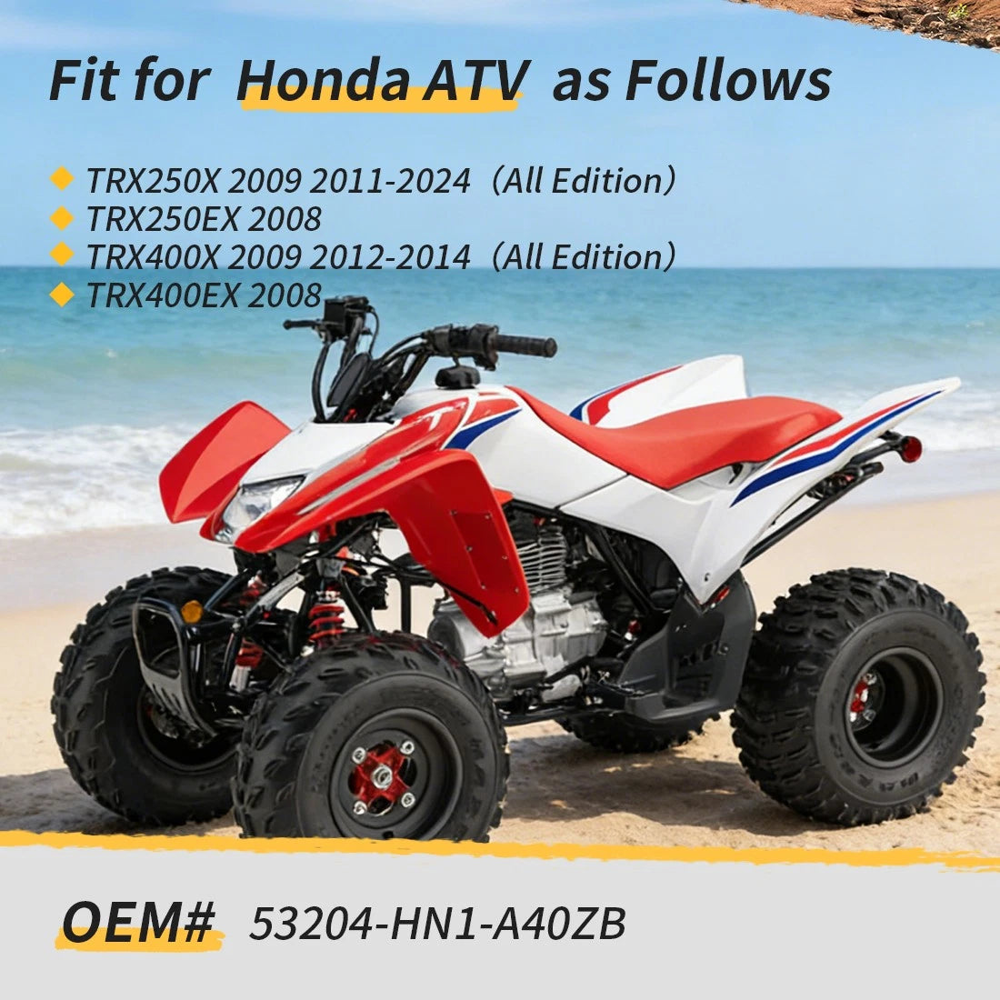 Handlebar Dash Cover Key Holder for Honda TRX250X TRX250EX TRX400X TRX400EX