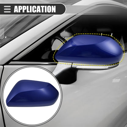 Left Side Mirror Cover Cap Blue for Toyota Camry (2018–2023)