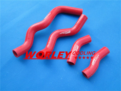 RED Silicone Radiator Hose for Kawasaki KLX250 (1993-2010)