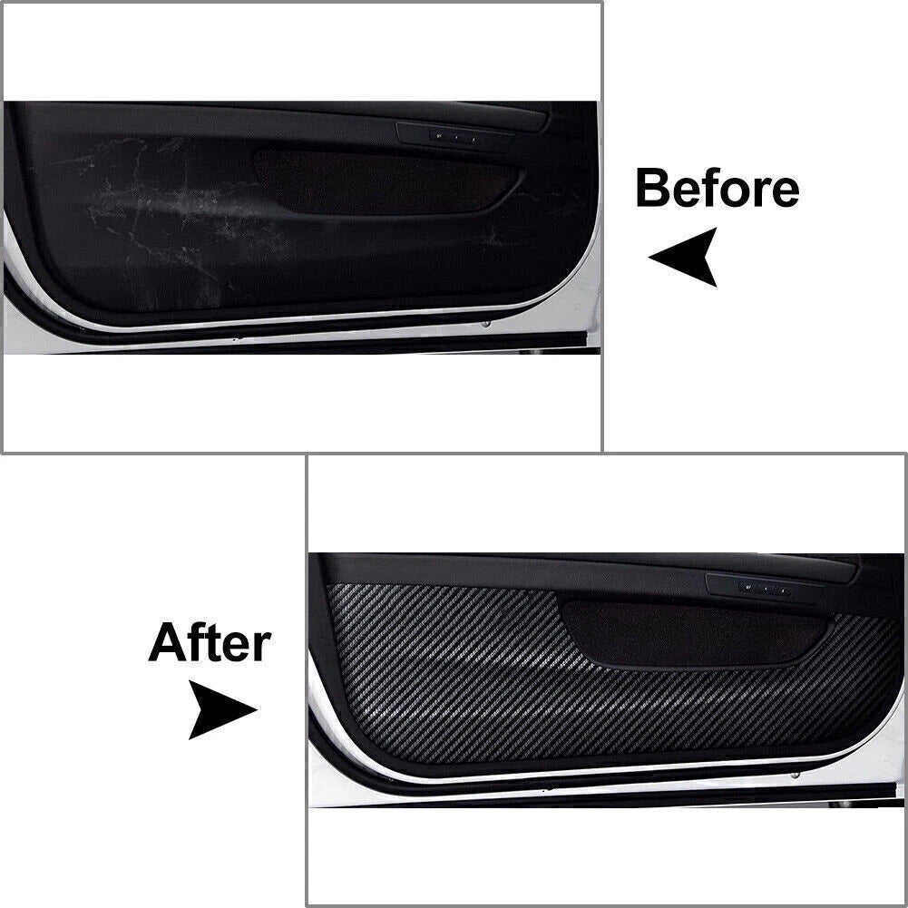 4 x Car Door Anti Kick Pad Protection Covers for BMW F10 (2011-2017)