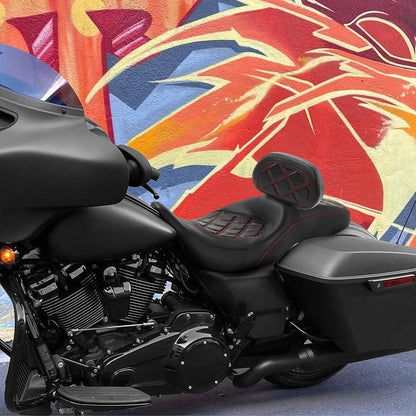 Backrests Driver & Passenger for Harley Street Glide (2009-2023)