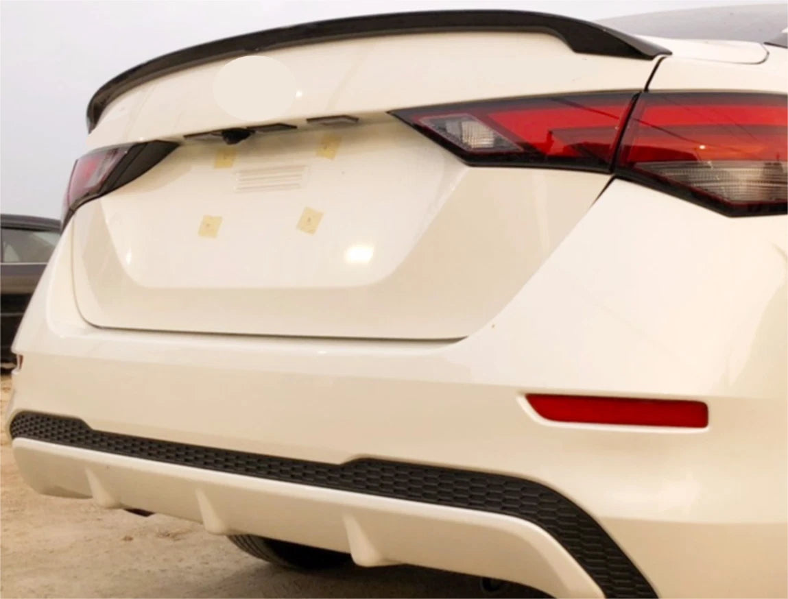Rear Trunk Spoiler Wing for Nissan Sentra 2020-2024 Glossy Black Sedan
