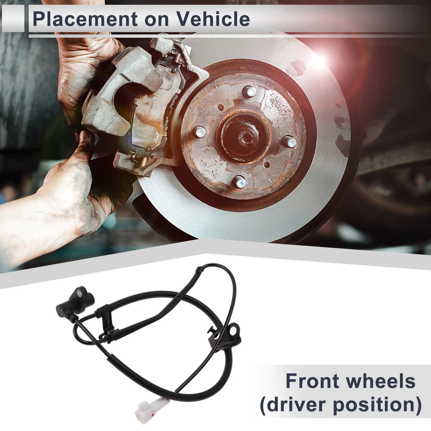 Front Wheel Brake Pad Wear Sensor for Toyota Prius (2010-2015)