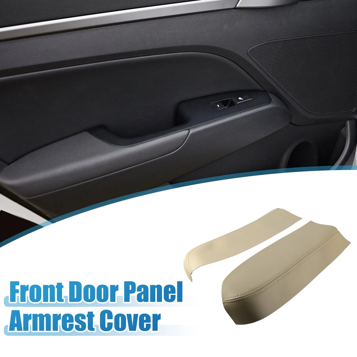 Front Door Panel Armrest Cover / 1 Pair / for Toyota Prius (2004–2009)