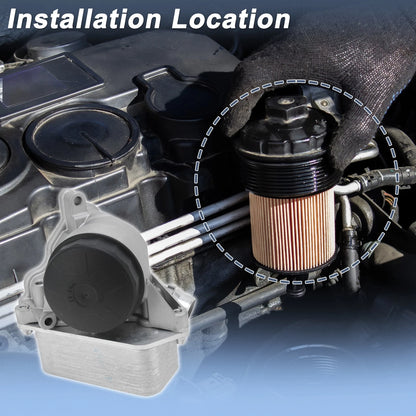Engine Oil Filter Housing for BMW E91 328i L4 2.0L (2012)