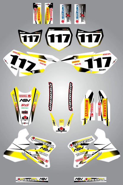 Custom Graphic Kit - STORM STYLE for Suzuki DRZ 400 (2000-2015) Stickers