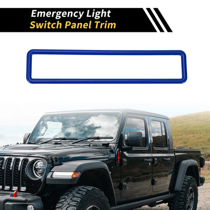 Emergency Light Switch Panel Trim for Jeep Wrangler JK (2011-2017) Blue