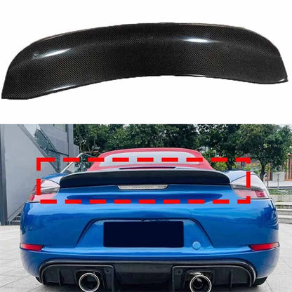 Real Carbon Fiber Rear Trunk Spoiler Wing for Porsche 718 Boxster 2016-2019