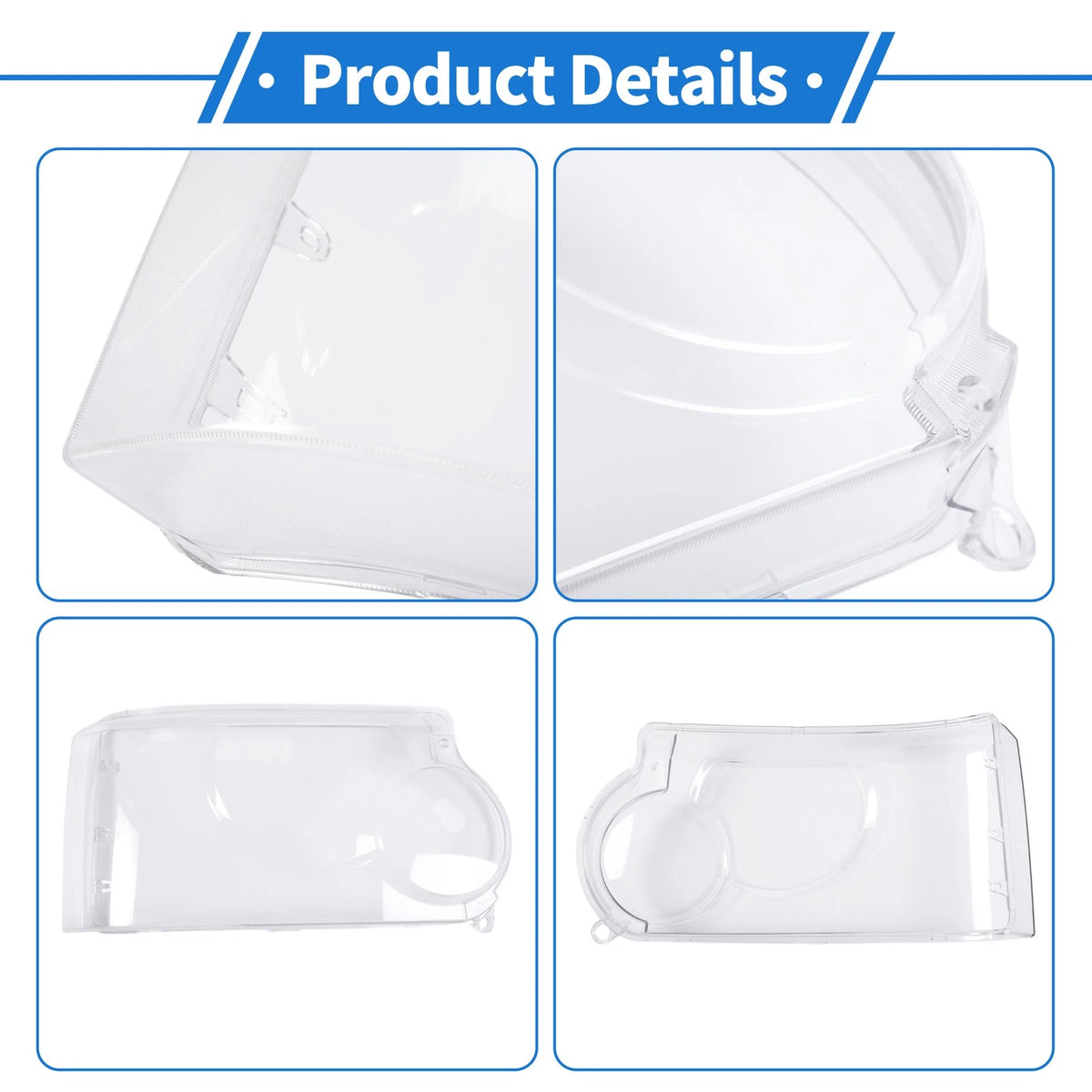 Front Right Headlight Lens Cover for Land Rover Range Rover (Not Sport)