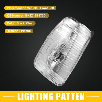 Front Left Side Mirror LED Turn Signal Light for Ford Transit (2014-2023)