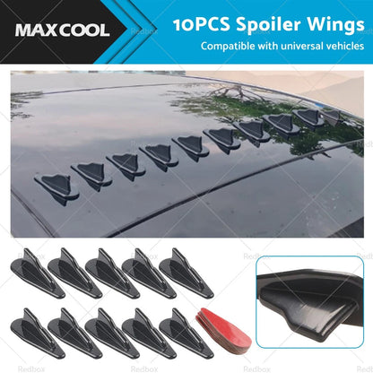 10 x Spoiler Roof Wing Air Vortex Generators for Car (Various Years)