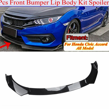 Dodge Charger RT SRT SXT Front Bumper Lip Body Kit Spoiler Splitter Black