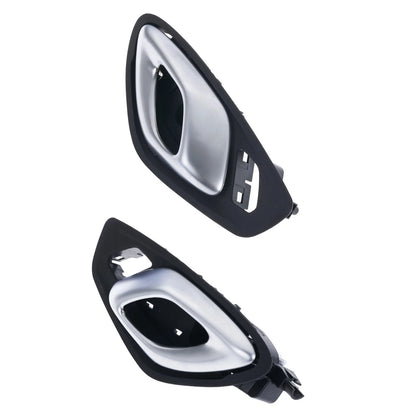 2 x Front Left & Right Inner Door Handle Silver for Chevrolet Camaro (2016–2020)