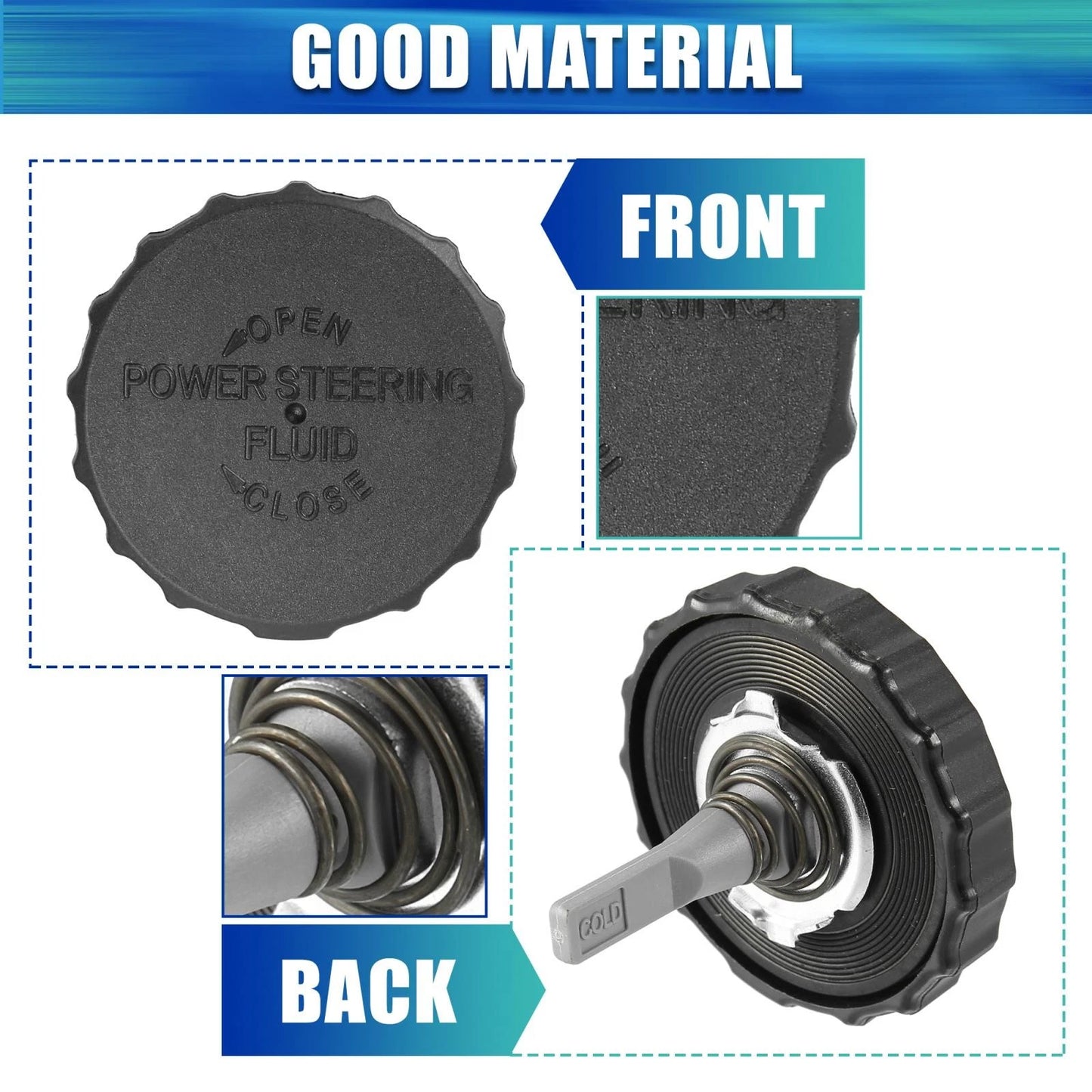 Power Steering Fuel Tank Cap Cover for Toyota Camry (1992-2001)