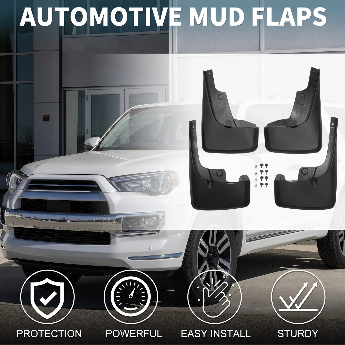 Mud Flap Splash Guard for Toyota 4Runner (2010–2023)