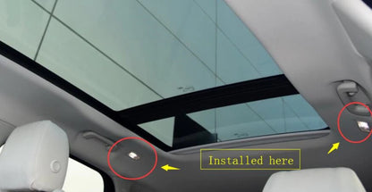 Carbon Fiber Rear Reading Light Cover Trim for Range Rover Velar (2018-2023)
