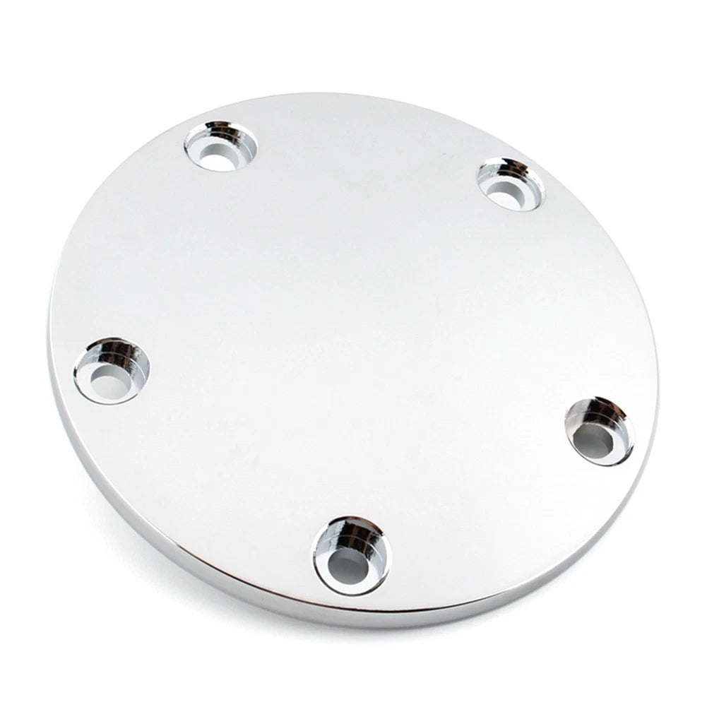 Silver Domed Timing Points Cover for Harley Twin Cam Softail Dyna Touring (99-17)