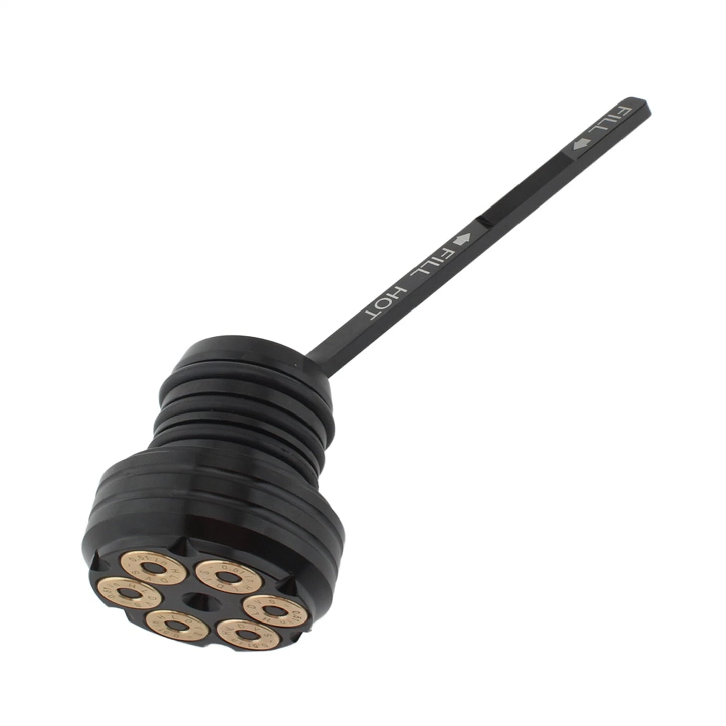 1x Black Oil Dipstick for Harley Davidson Softail (2000-2017)