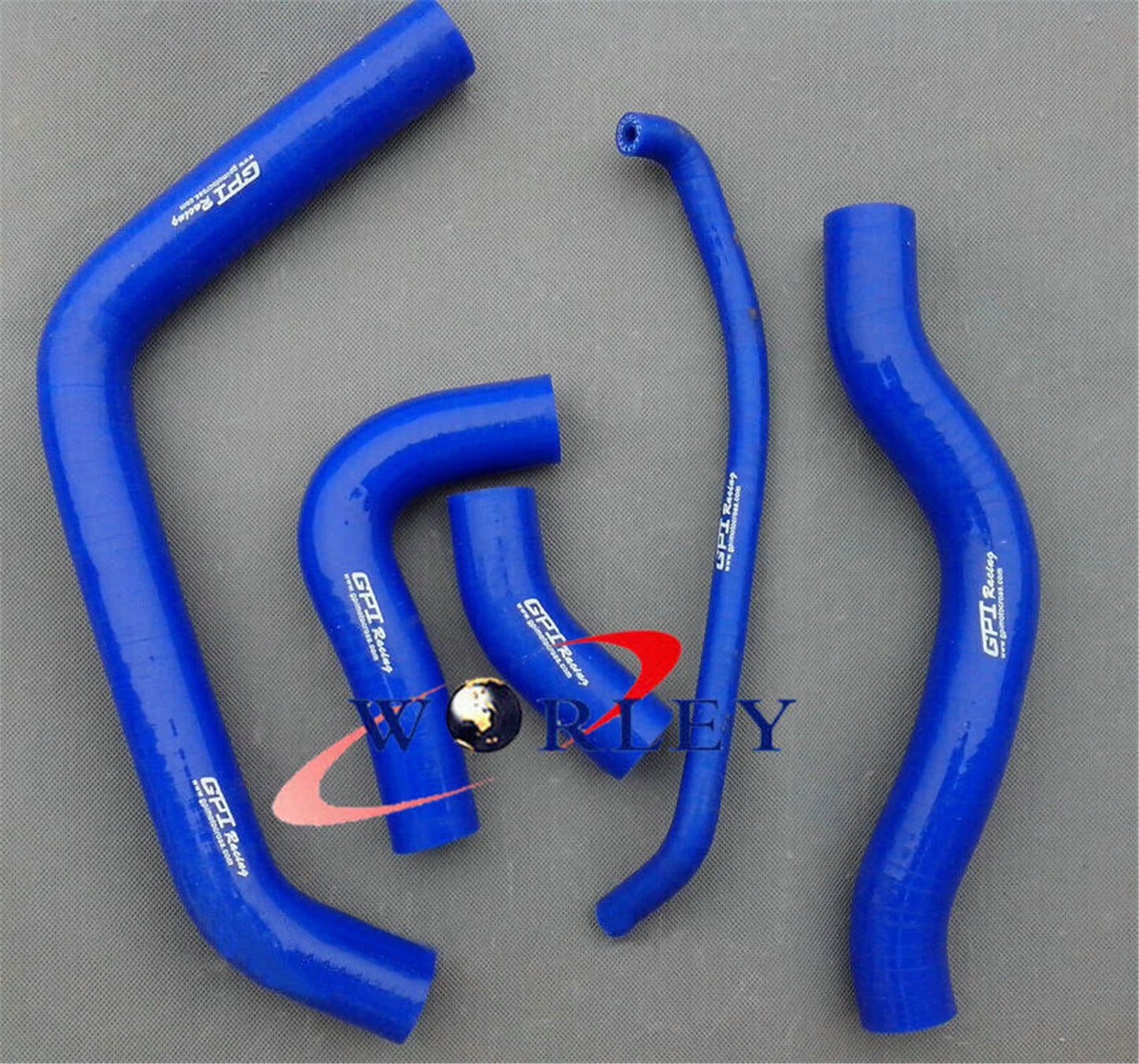 Blue Silicone Radiator Hose for Honda CBR600F3 (1995-1998)