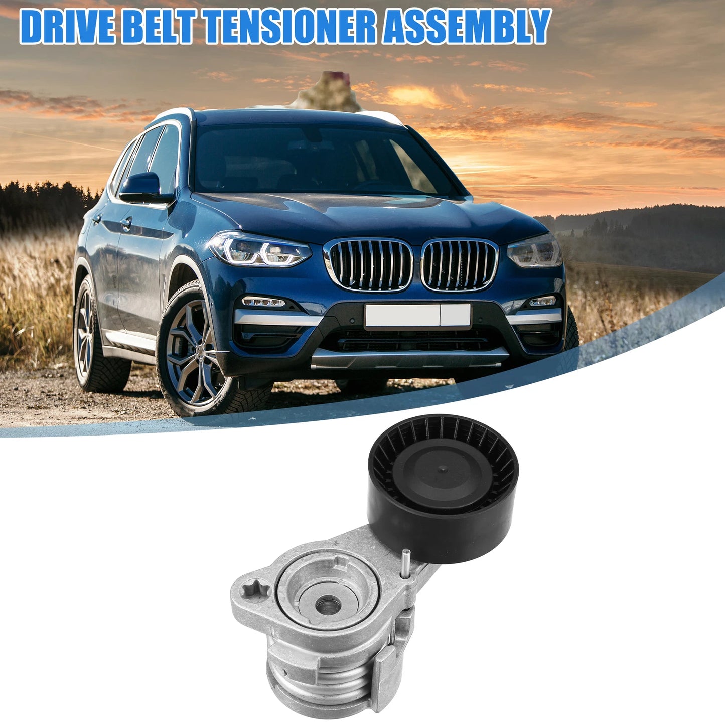 Serpentine Belt Tensioner for BMW X3 F25, 528i F10 (2009-2012)