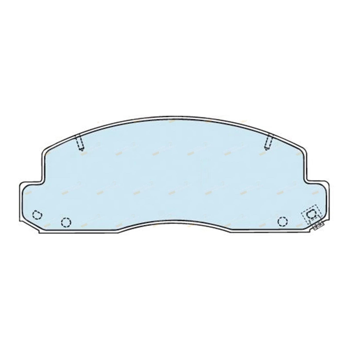 Front Disc Brake Pad Set for Toyota Coaster BB40 3.4L 3B (1993–1999)