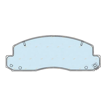Front Disc Brake Pad Set for Toyota Coaster BB40 3.4L 3B (1993–1999)