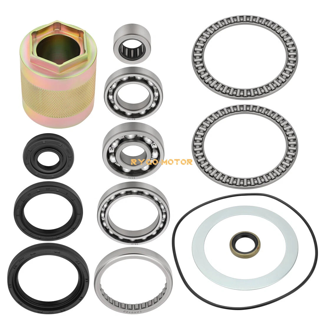 Front Differential Bearing Seal Nut Tool for Kawasaki Brute Force (2006–2012)