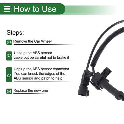 ABS Wheel Speed Sensor for Chevrolet Silverado Left Rear