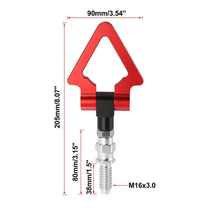 Racing Car Screw-On Tow Hook Triangle Ring for BMW 3 5 7 Series Z3 Z4 (1998-2023)