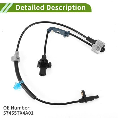 1 Pc Front Left ABS Wheel Speed Sensor for Acura RDX (2013 - 2018)