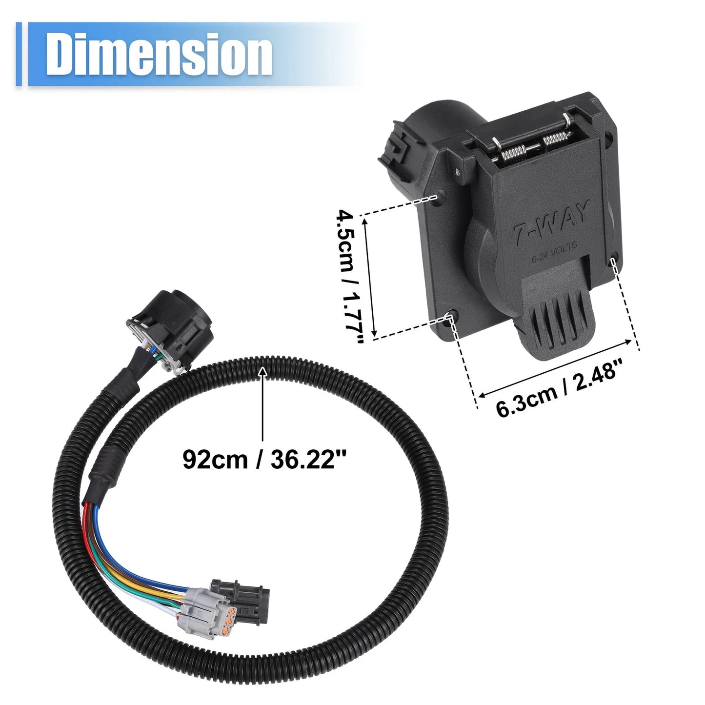 7-Way Tow Harness for Nissan Frontier, Xterra (2005-2022)