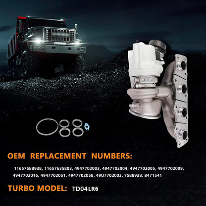 TD04LR6-15T Turbo for BMW Series 1, 3, 5, X1, X3, Z4 N20B20A 2.0L (2011-2017)