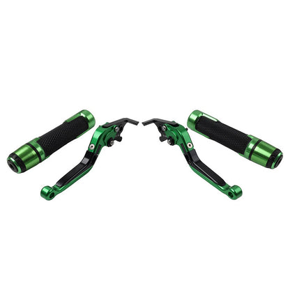Green Extendable Brake Clutch Levers for Honda CBR125R CBR150R (2004-2023)