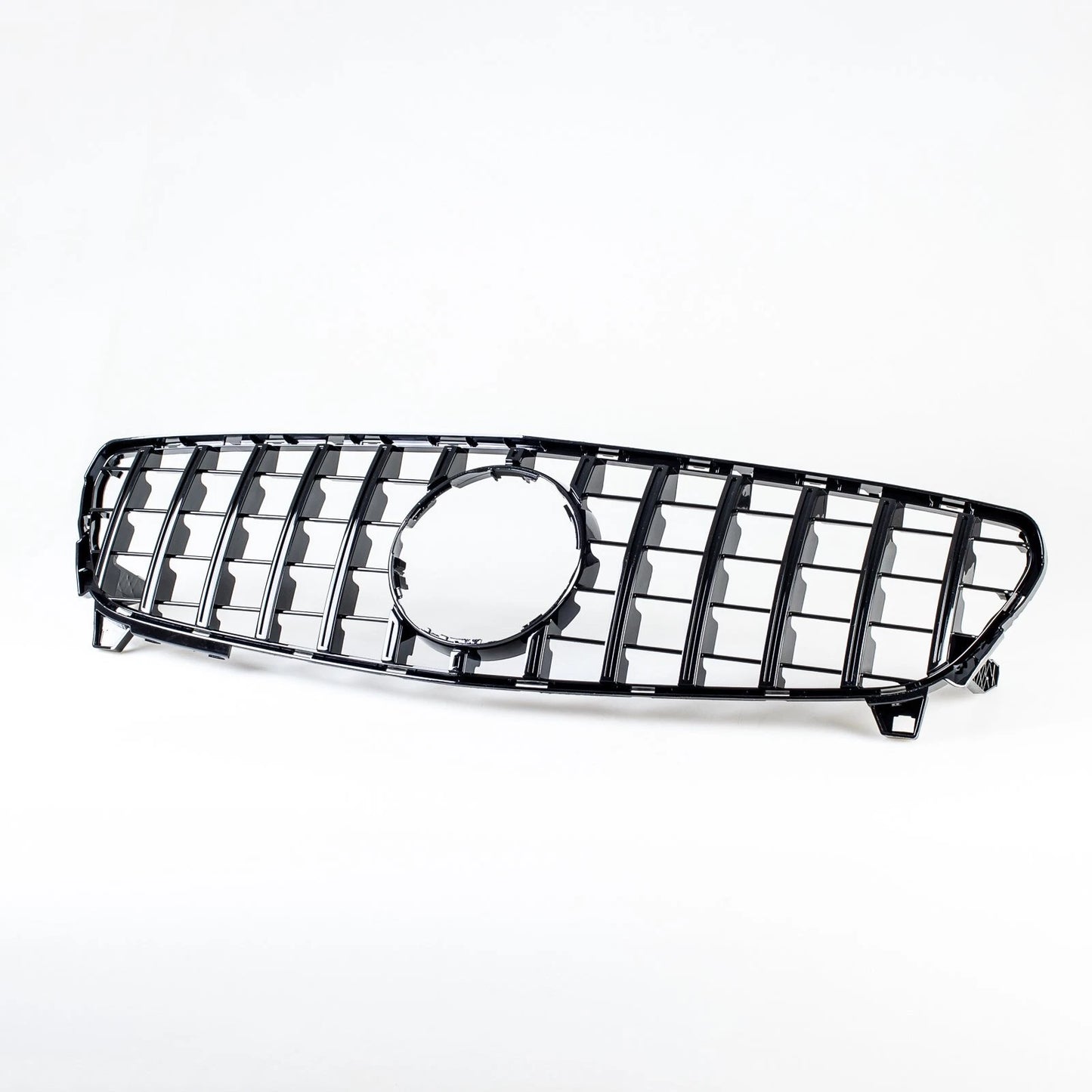 Grille for Mercedes Benz A-Class W176 Glossy Black GT Style (2016-2018)