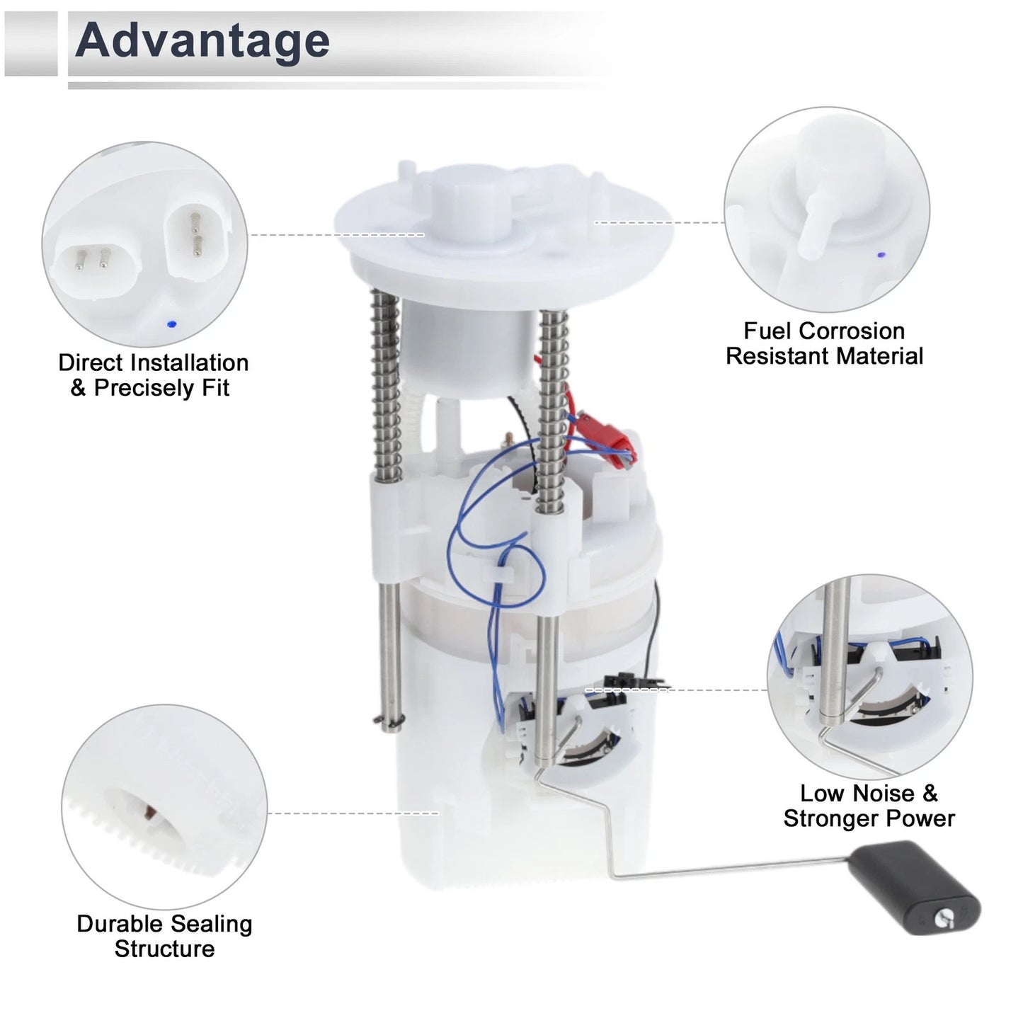 Fuel Pump Assembly for BMW X5 E70 (2007-2010) 3.0L L6