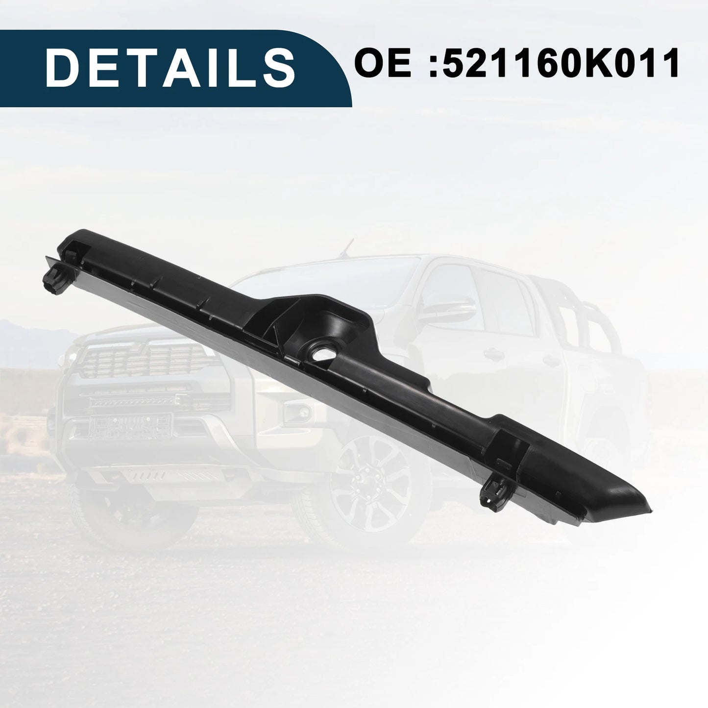 Left Front Bumper Retainer Bracket for Toyota Hilux (2015-2023)