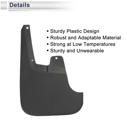 Mud Flaps Splash Guards 1 Set for Isuzu D-MAX 4 Doors (2010-2020)